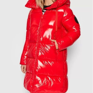 Chaqueta de Invierno para Mujer, de Alta Calidad, Acolchada, con Capucha, de Lona Transpirable, Rellena de Poliéster, Estilo Casual, con Exterior de Algodón - Product Image 3