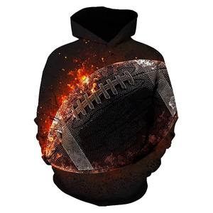 Sudadera con Capucha de Forro Polar para Hombre, Diseño de Bolsillo Digital con Sublimación 3D Personalizada, Teñido Completo, Poliéster/Algodón, Cuello con Capucha Teñido Liso - Product Image 3