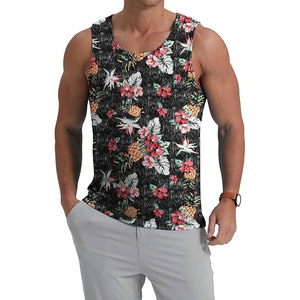 Camiseta sin mangas de gimnasio de punto informal para hombre de venta directa de fábrica 100% algodón ligero transpirable de alta calidad OEM personalizable - Product Image 1
