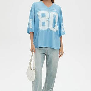 Maillot de football américain surdimensionné surdimensionné de haute fabrication au prix de gros maillot de football américain surdimensionné sur mesure - Product Image 2