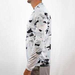 Camisa de Pesca Unisex Personalizada con Estampado, Manga Larga, Transpirable, Tecnología Polartec, Protección Solar UPF 50 para Pescadores - Product Image 3