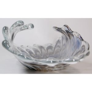 Tammaro Home verre d'excellente qualité italienne centre de table décoration de la maison cadeau spécial décoration de table en blanc taupe - Product Image 5