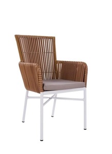Grande cuisine en bois et chaise de bar tissage à la main emballage d'une seule pièce naturelle pour la maison hôtel restaurant bar et cafés de plage - Product Image 4