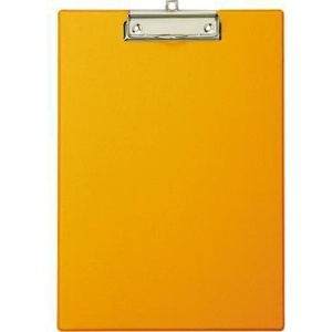 Orange Laminated A4 Cardboard <b>Clipboard</b> 22.9 X 31.9 cm by MAUL - Product Image 1