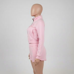 ใหม่ล่าสุดประจำปี 2024 ชุดเซ็ตเสื้อแขนยาวถักนิตติ้งสีพื้น 3 สี สไตล์ลำลอง เสื้อครอปเซ็กซี่ ชุดเซ็ต 2 ชิ้นสำหรับผู้หญิง - Product Image 4