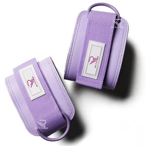 Correas de Tobillo de Cuero para Máquinas de Cable y Bandas de Resistencia - Soporte de Tobillo Ajustable, Transpirable y Profesional para Protección - Product Image 1