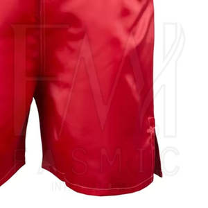 Shorts de boxe MMA pour hommes, nouveau style, sur mesure, couleur unie, tissu extensible, haute qualité, logo personnalisé, fabriqué au Pakistan - Product Image 6