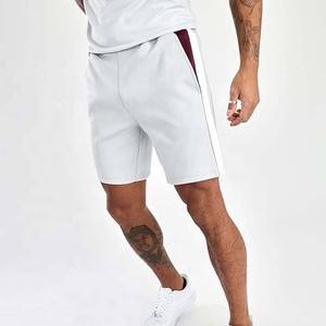 Venta al por mayor OEM Custom High Street Twin Sets-Camisetas cortas de algodón transpirable para hombres de dos piezas Slim Fit bordado Técnica - Product Image 2