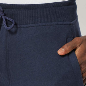 Men's Navy Blue Tracksuit <b>Set</b> Full Length Solid Design Windproof Breathable Cotton Fleece Casual Jogging Winter Regular Fit Side - Product Image 5