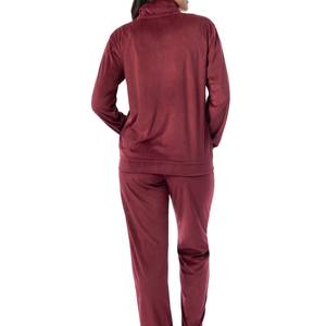 Ensemble de survêtement en velours pour femme, 2 pièces, automne-hiver, veste à capuche zippée à manches longues, pantalon de survêtement, survêtement pour homme 2026 - Product Image 2