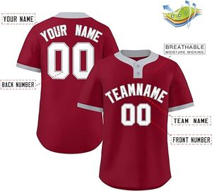 Sublimación personalizada para hombre uniforme de béisbol desgaste botón abajo jersey de béisbol para la venta - Product Image 6