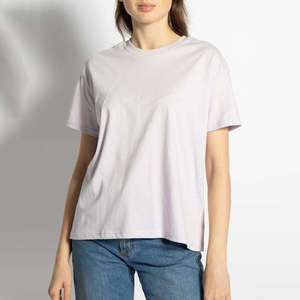 Camisetas de color de la mejor calidad para mujer, camisetas de manga corta con cuello redondo para mujer, disponibles en todas las tallas - Product Image 1