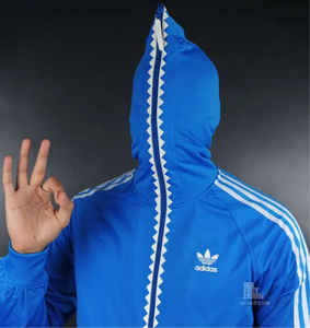 Sweat à capuche zippé personnalisé pour homme, respirant, en coton et polyester 360g avec tricotage, motif uni, automne/hiver - Product Image 4