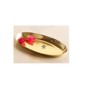 ถาดทองเหลืองเฉพาะสำหรับตกแต่งโต๊ะถาดเสิร์ฟชุบทอง - Product Image 1