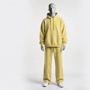 ชุดวอร์มสำหรับผู้ชายชุดจ๊อกกิ้ง2ชิ้นชุดวอร์มโอเวอร์ไซส์ชุดออกกำลังกายสำหรับผู้ชายขายส่ง - Product Image 3