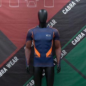 Men's Adult Gym Fitness Long Sleeve <b>Compression</b> Quick Dry Digital Print Spandex/Polyester 220g Sportswear High <b>Spring</b> Rash Guard - Product Image 2