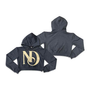 Custom Women Jogger Sweatpants and Crop Top <b>Hoodie</b> Set Tracksuit - Product Image 2