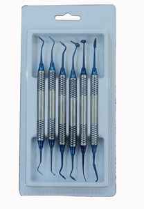 Détartreur de nettoyage avec logo personnalisé de haute qualité kit complet de 6 outils dentaires professionnels par instruments chirurgicaux medicab - Product Image 5