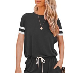 Conjuntos de Yoga de dos piezas de alta calidad para mujer, diseño de logotipo personalizado con opción de talla grande para fitness de verano - Product Image 3