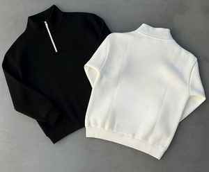 Venta al por mayor de encargo de alta calidad de diseño de lujo de peso pesado 100% algodón pulóver con capucha impreso y logotipo bordado - Product Image 1