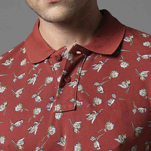 Polos transpirables con estampado OEM para hombre, polos con diseño de tu propio logotipo para hombre, polos de algodón de manga corta para hombre de la mejor calidad - Product Image 2