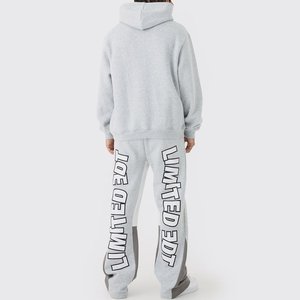Venta al por mayor de chándal logotipo impreso personalizado para los hombres ropa de calle chándal de alta exigencia para el invierno transpirable bordado chándal - Product Image 2