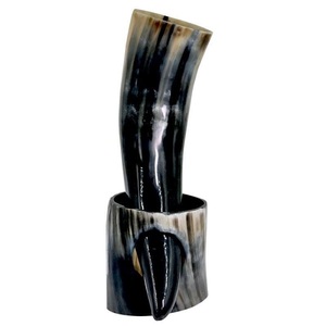Taza de cuerno para beber vikingo de inspiración Medieval de la mejor calidad, cerámica segura para alimentos para cerveza Mead Ale pulida con estilo Animal Z Crafts - Product Image 5