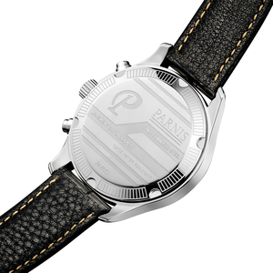 Reloj Cronógrafo <span class=keywords><strong>Parnis</strong></span> para Hombre, Caja de Acero Inoxidable de 43 mm, Diseño Deportivo con Cristal de Zafiro y Movimiento de Cuarzo Miyota - Product Image 5