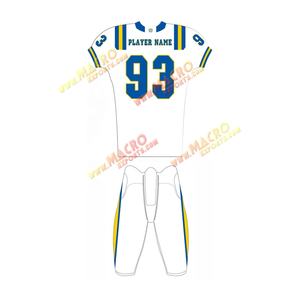 ชุดฟุตบอลอเมริกันสำหรับผู้ชายชุดเล่นกีฬาแบบสั่งตัด - Product Image 3