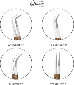 Juego de Pinzas para Extensión de Pestañas de Acero Inoxidable de Precisión, Puntas Ultrafinas y Suaves, Antimagnéticas, Mango Cómodo para un Volumen Perfecto - Product Image 4