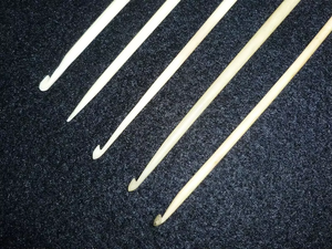 Aguja de hueso Hueso Pino Antiguo Ganchos de ganchillo Pelo Pino Madieval Bordado Aguja de ganchillo Vintage Aguja de hueso de búfalo - Product Image 3