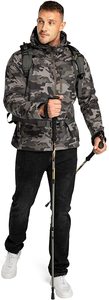 Winter Outdoor Waterproof <b>Jacket</b> Soft Shell <b>Jackets</b> for Men - Product Image 4