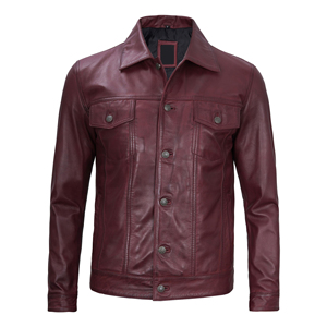 <b>Men's</b> Top Selling Winter Cow Skin <b>Jacket</b> Custom Made Eco-Friendly Quick Dry Polyester <b>Filling</b> Windproof Breathable Reasonable - Product Image 2