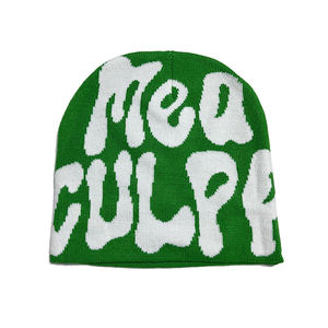 Bonnet d'hiver en tricot unisexe pour adultes personnalisé Bonnet brodé à revers Bonnet tête de mort Bonnet d'hiver personnalisé Bonnet de ski sportif pour hommes - Product Image 2