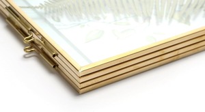 Premium <b>Gold</b> Table Book Style <b>Photo</b> <b>Frame</b> Classic Metal Design Perfect for Home Office Tabletop Decor or Special Gifts - Product Image 2