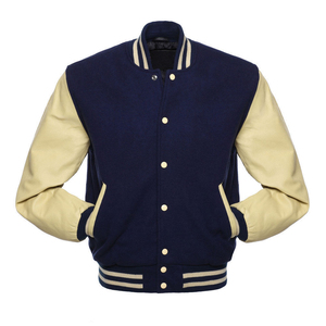 Blouson Bomber en Laine de Haute Qualité pour Homme, Nouveau Style Tendance Hiver, Style Universitaire Baseball Letterman, Imperméable et Réversible - Product Image 2