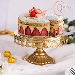 Base para Pastel Decorativa de Metal con Acabado Premium, Ideal para Mostradores de Panadería y Exhibiciones de Celebraciones - Product Image 2