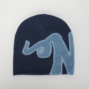 Sombreros de punto a rayas lisas para invierno, gorros con logotipo personalizado, gorros de lana de Cachemira Jacquard Skully para hombres y mujeres, fruta clásica, venta al por mayor - Product Image 6