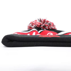 Bonnet d'hiver unisexe en tricot plat respirant imperméable avec logo personnalisé en acrylique, design tendance 2026 - Product Image 5