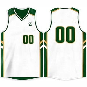 Uniforme de baloncesto universitario personalizado de alta calidad, ropa deportiva de poliéster transpirable con diseño de Jersey, técnicas impresas - Product Image 1