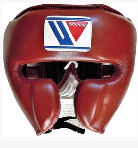 Casco protector de cabeza de cuero profesional de alta calidad para boxeo MMA Muay Thai entrenamiento duradero con cordones y empuñaduras de mano - Product Image 5