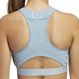 Nueva llegada de alta calidad más tamaño ligero de las mujeres de Yoga Gym Fitness Bra con logotipo frontal diseño sin costuras - Product Image 5