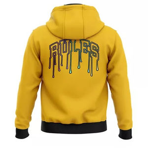 Hombres Heavyweight Zip up Distressed Acid Wash Hoodies. 500 Gsm Unisex Fabricante French Terry Blank Heavyweight Alta calidad - Product Image 4