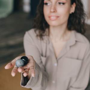 Armonizadores de esfera 1,38 pulgadas (3,5 cm) (shungita y esteatita/talkohlorit) - Product Image 4