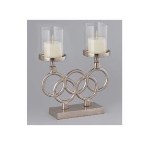 Portavelas de Metal de lujo hecho a mano para Pascua, toque decorativo sofisticado para interiores del hogar, perfección atemporal - Product Image 3