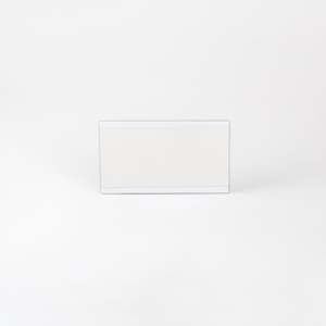 Cartello magnetico trasparente aperto lateralmente 125x65mm - Product Image 1