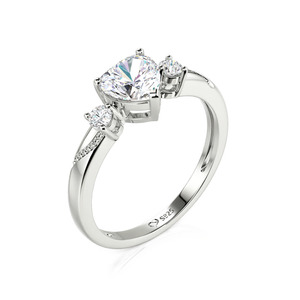 Anillo de Compromiso con Moissanita Certificada IGI de 14K, Corte Marquise, para Hombre - Product Image 2