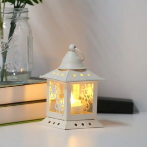 2025 moderno Navidad decorativo Mini Metal té luz titular linternas colgantes y mesa decorativa lindas linternas de boda - Product Image 1