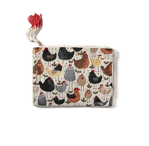 Pochette brodée de perles avec fermeture éclair, sac à monnaie brodé de perles de haute qualité avec impression personnalisée par MD HANDICRAFTS - Product Image 1