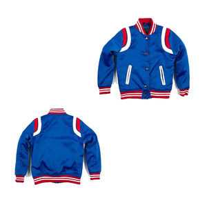 Chaquetas de satén personalizadas para hombre Chaqueta de equipo deportivo de satén de béisbol Tasa de venta total 2025 Chaqueta de satén - Product Image 4